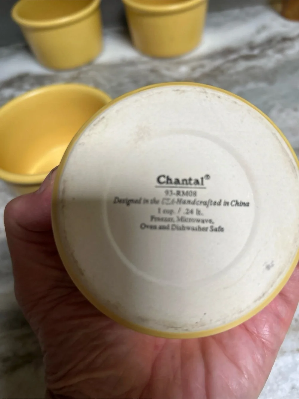 Chantal set yellow